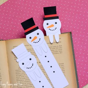 Free Printable Snowman Bookmarks