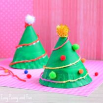 Paper Plate Christmas Tree Crafts