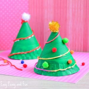 Paper Plate Christmas Tree Craft