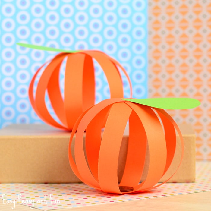 Paper Pumpkin Craft