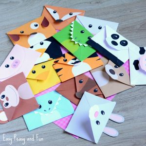 Silly Animals Printable Envelopes