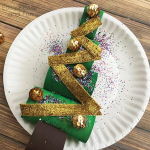 Paper Roll Christmas Tree Craft for Kids