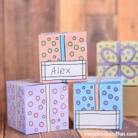 Printable Gift Boxes - Easy Peasy and Fun