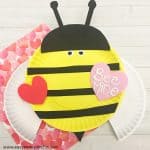 Paper Plate Bee Craft