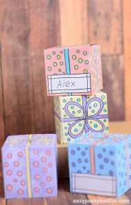 Printable Gift Boxes - Easy Peasy and Fun