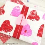 Valentines Day Wrapping Paper Art Project