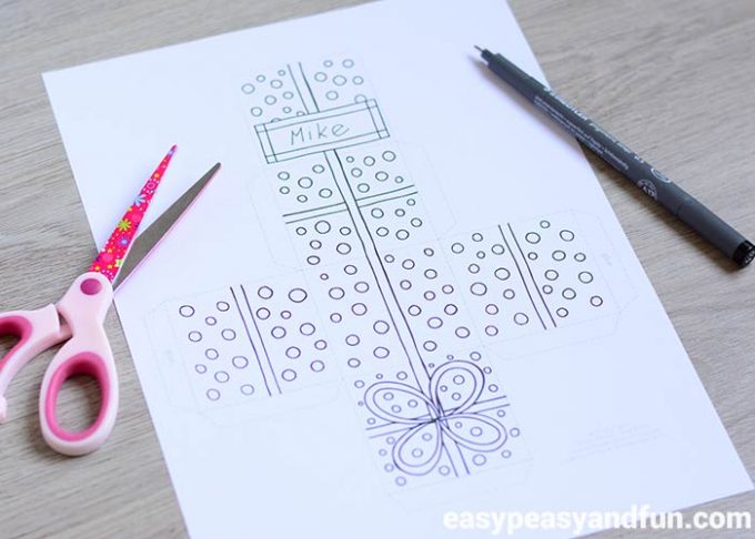 Printable Gift Boxes - Easy Peasy and Fun