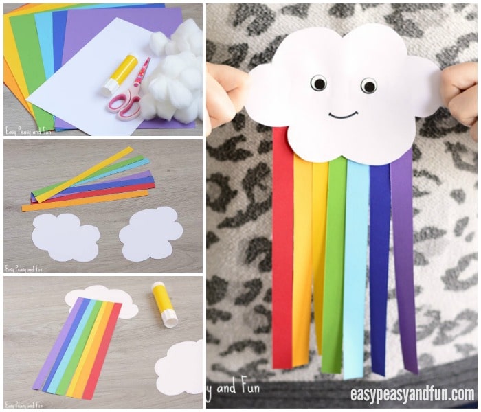 Cute Paper Rainbow Craft Kids Can Make