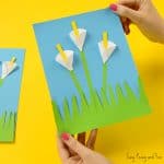 Calla Lily Paper Craft for Kids