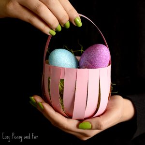 Cute Paper Basket Craft
