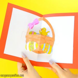 DIY Easter Pop Up Card for Kids
