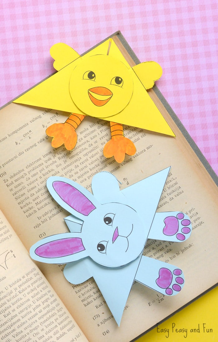 Easter Corner Bookmarks Craft for Kids