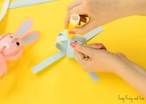 Easy Paper Bunny Craft - Easter Idea for Kids - Easy Peasy and Fun
