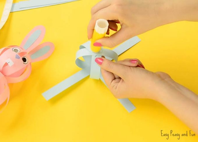 Easy Paper Bunny Craft - Easter Idea for Kids - Easy Peasy and Fun