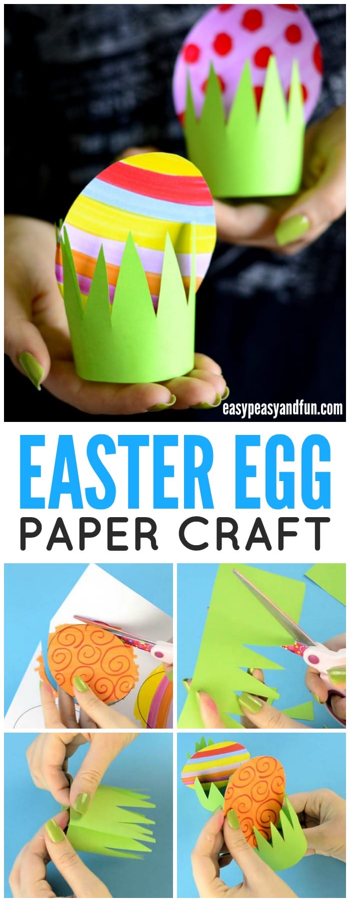 Paper Easter Egg Craft Idea