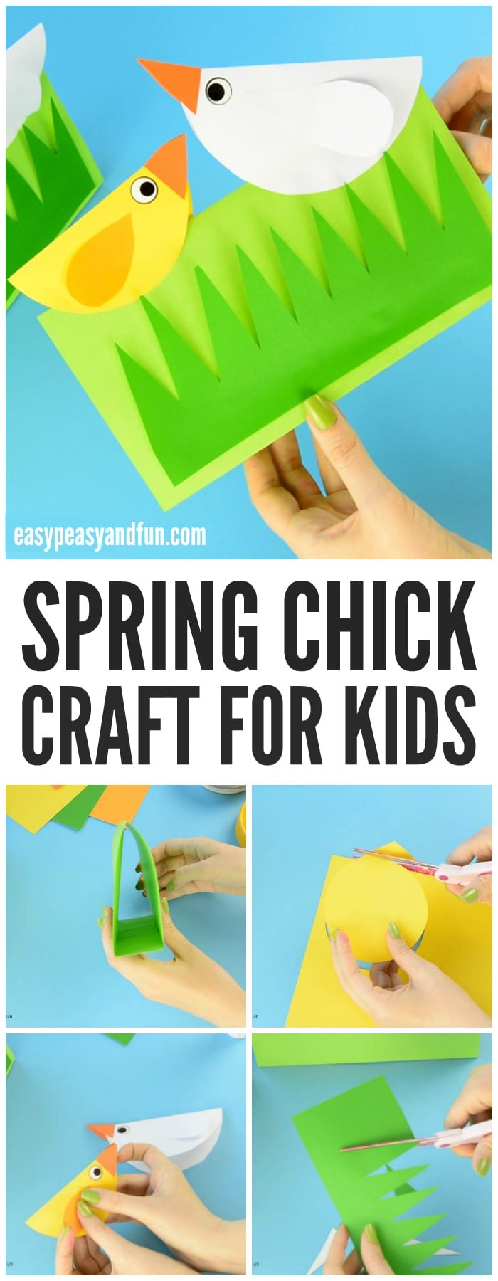 Cute Spring Chick Craft for Kids to Make