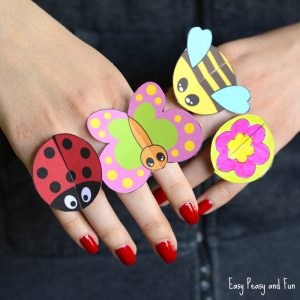 Printable Bug Paper Rings