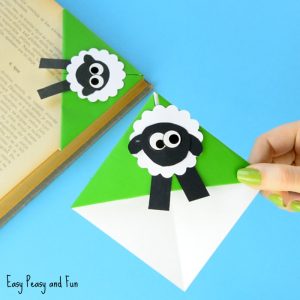 Sheep Corner Bookmark Craft