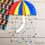 Umbrella Paper Plate Craft for Kids