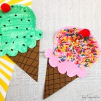 Paper Plate Ice Cream Craft - Summer Craft Idea for Kids - Easy Peasy ...