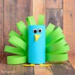 Cute Paper Roll Peacock Craft for Kids