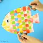 Fish Paper Weaving Craf for Kids