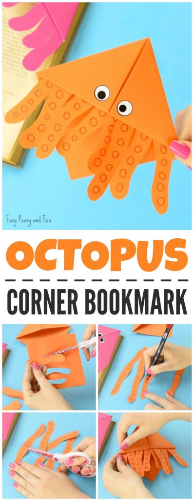 Octopus Corner Bookmarks - Easy Peasy and Fun