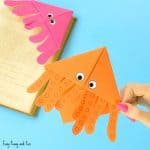 Octopus Corner Bookmarks Origami for Kids