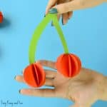 Paper Cherry Craft for Kids