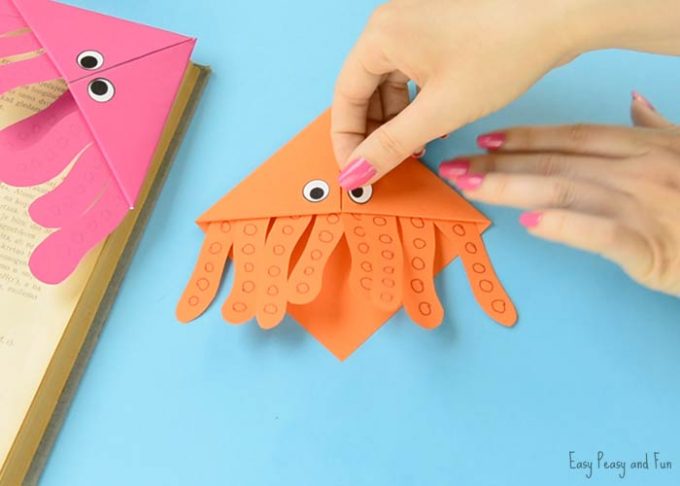 Octopus Corner Bookmarks - Easy Peasy and Fun