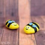 Bee Painted Rocks Crafts
