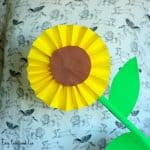 Simple Sunflower Paper Craft for Kids