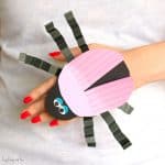 Beetle Paper Hand Puppet Template Craft