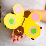 Butterfly Paper Hand Puppet Craft