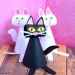 Paper Cat Craft Template