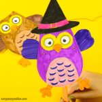 Movable Owl Paper Doll Craft