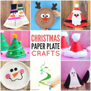 Christmas Paper Plate Crafts for Kids