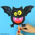 Movable Bat Paper Doll Craft for Kids