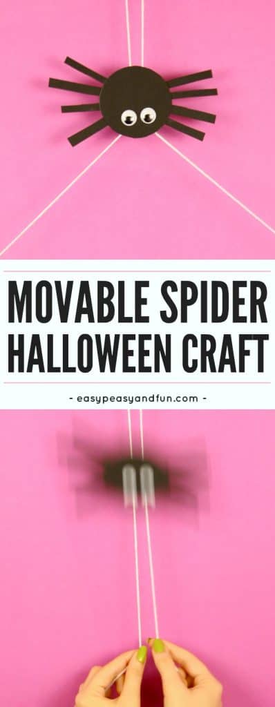 Movable Spider Craft - Easy Peasy and Fun
