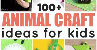 100 + Animal Crafts for Kids to Make