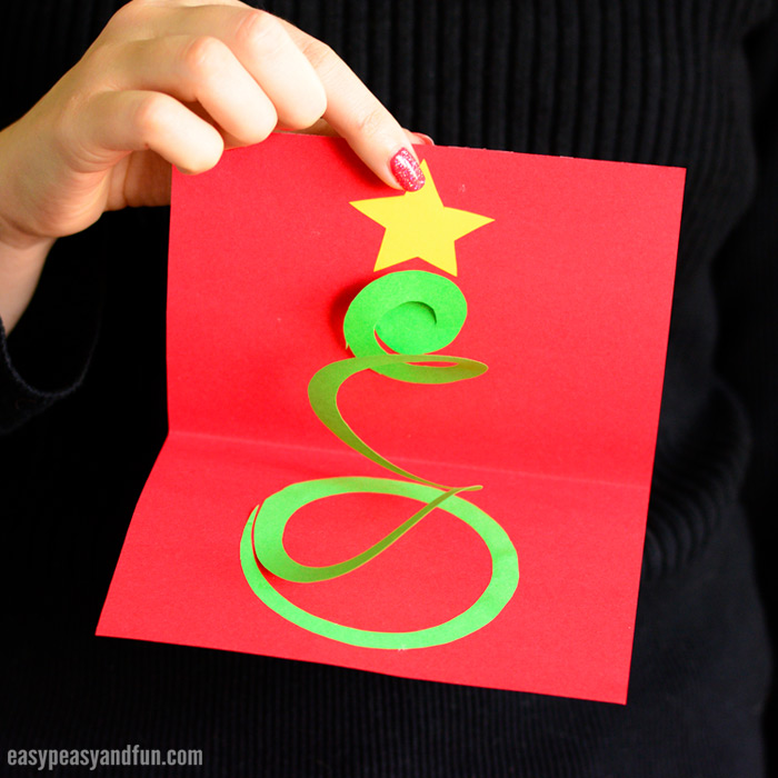 Spiral Christmas Tree Card Idea