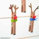 Clothespin Reindeer Craft for Kids to Make