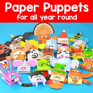 Printable Chinese Dragon Puppet - Easy Peasy and Fun