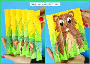 Groundhog Day Agamograph Printable Template