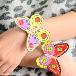 Butterfly Paper Bracelets for Kids