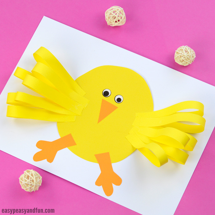 Simple Easter Chick Paper Craft