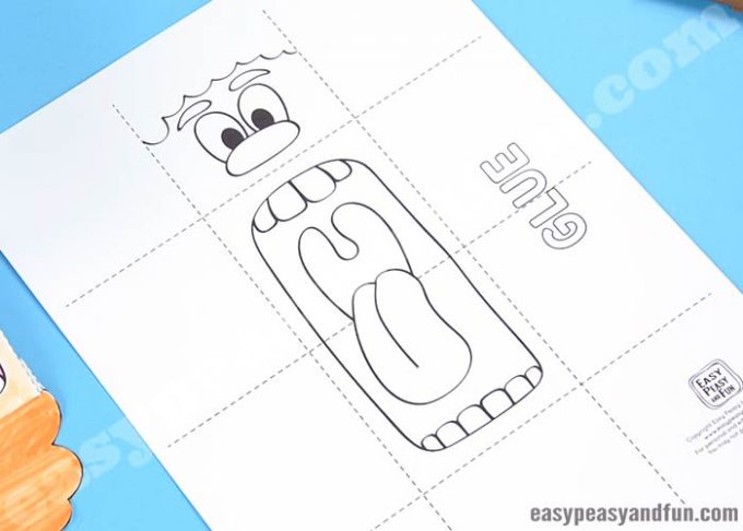 Printable Leprechaun Puppet - St. Patrick's Day Activity - Easy Peasy and Fun