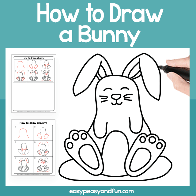 How To-Bunny Rabbit Drawing Tutorial-saigonsouth.com.vn