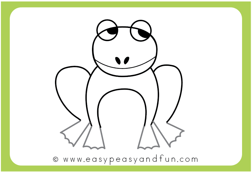 Frog Drawing Guide: 5 Simple Steps [Video + Illustrations] - BioWars-saigonsouth.com.vn