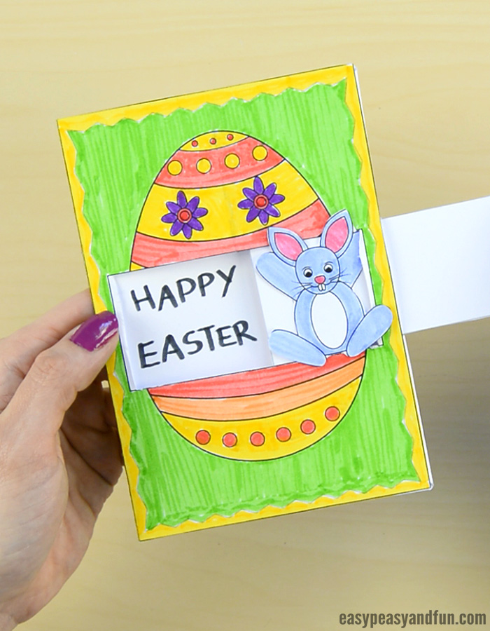 Hidden Message Easter Card Craft for Kids